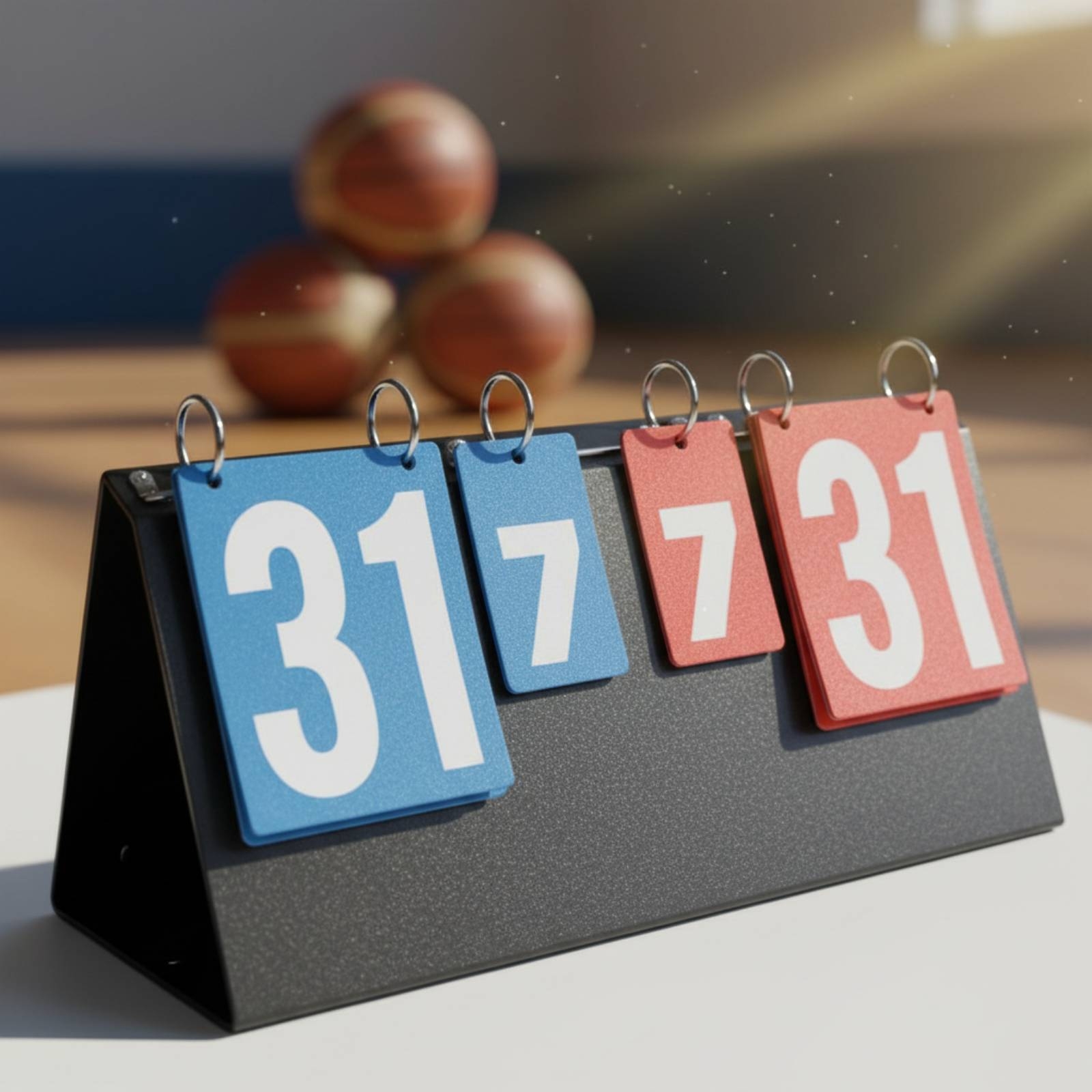 Table Tennis Scoring - Tableau de score portable à bascule