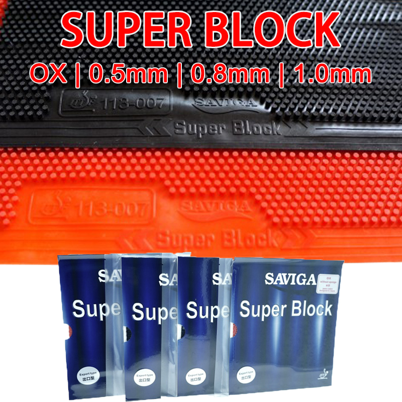 Table Tennis Defense - SAVIGA SUPER BLOCK OX longs Pips
