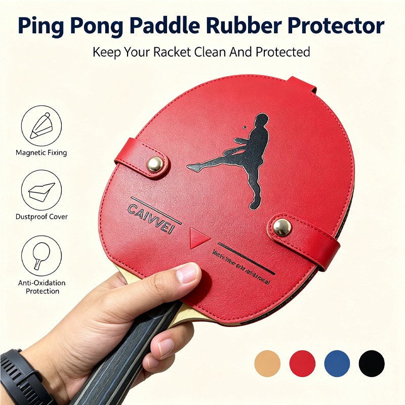 Table Tennis Defense - Housse de protection magnétique pour raquette