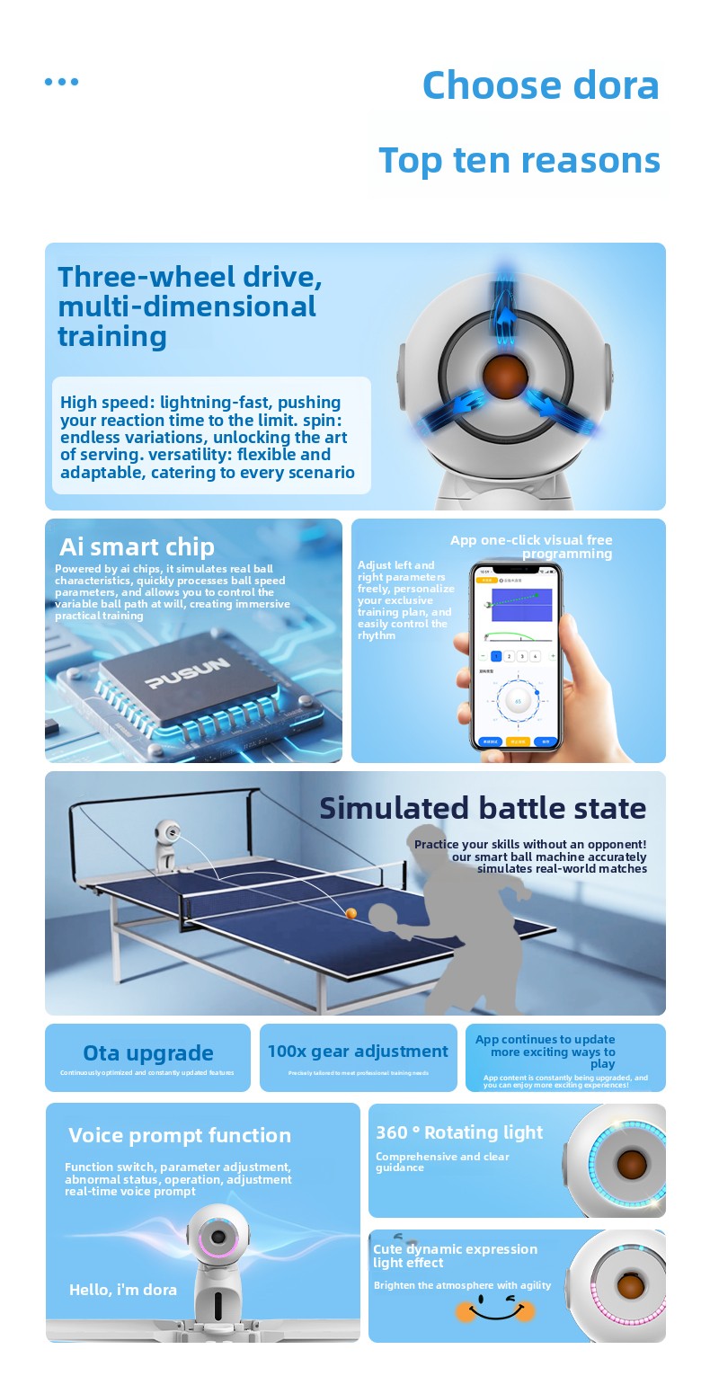 Machine de service de tennis d - Table Tennis Trainer avis et prix