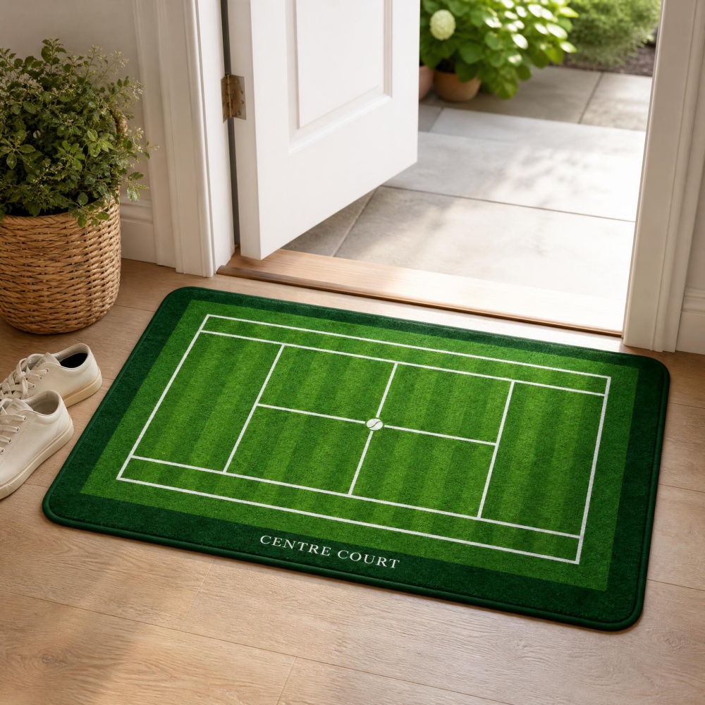 Tapis en velours cristal vert  - Table Tennis Footwork avis et prix