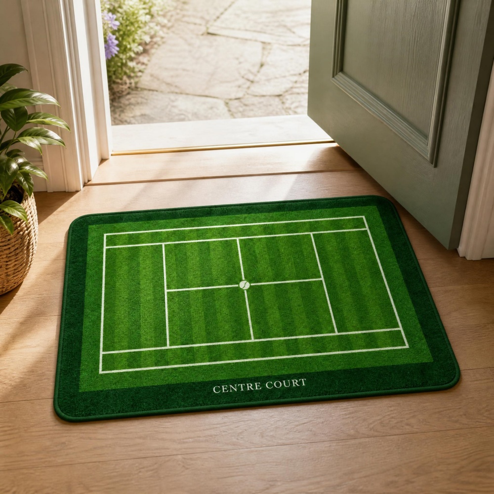 Tapis en velours cristal vert  - Table Tennis Footwork avis et prix